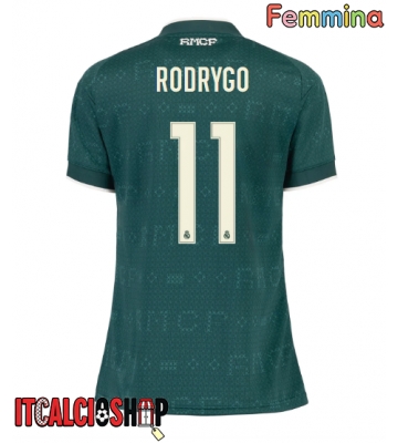 Real Madrid Rodrygo Goes #11 Seconda Maglia Femmina 2026-27 Manica Corta